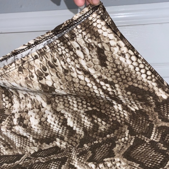 Brown and Tan Animal Print Top - Picture 10 of 10